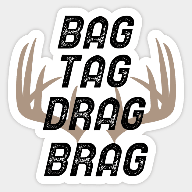 Bag Tag Drag Brag Sticker by mikepod